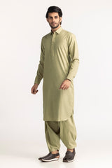 Karandi Cotton Unstitched Fabric Blended-LF