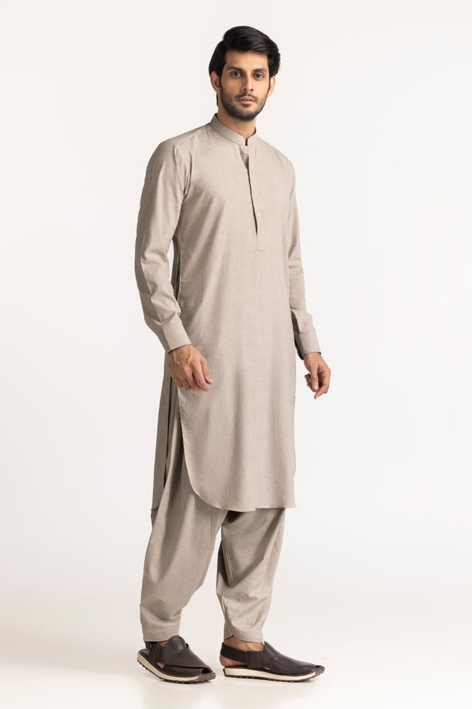 Karandi Cotton Unstitched Fabric Blended-LF