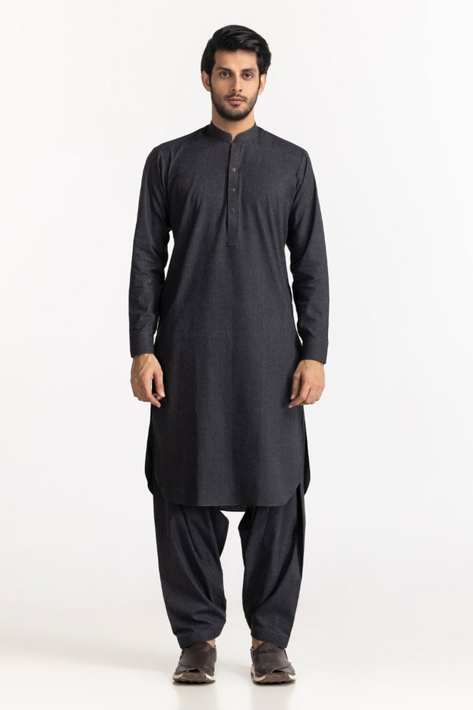 Karandi Cotton Unstitched Fabric Blended-LF