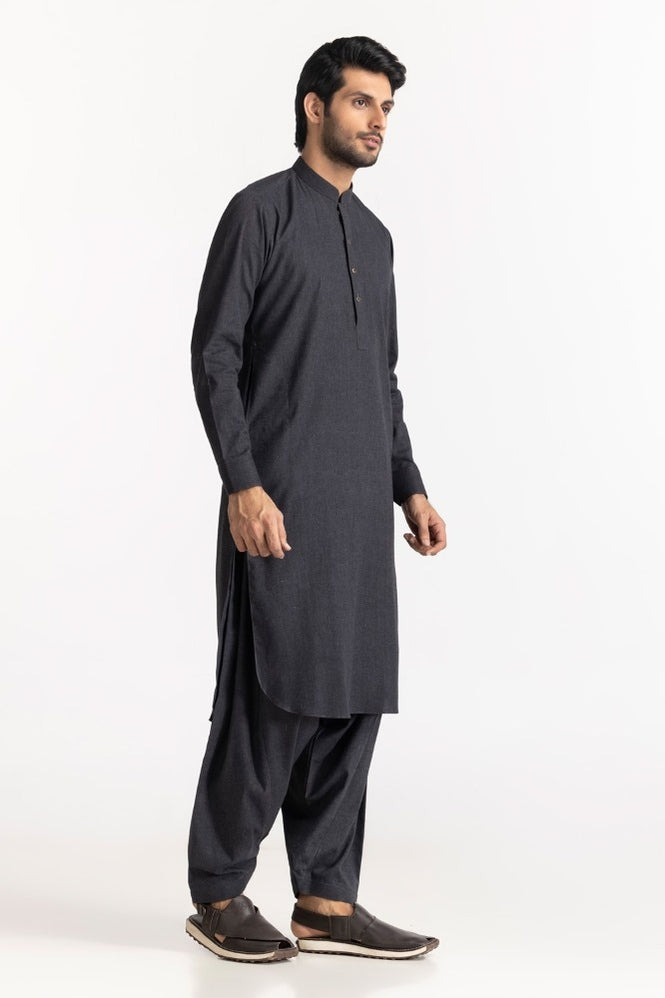 Karandi Cotton Unstitched Fabric Blended-LF