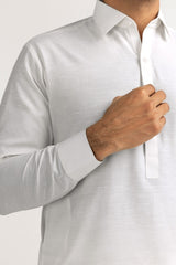 Slub Karandi Unstitched Fabric Blended-LF