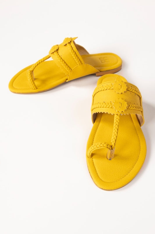 Yellow Kolhapuri IWE-KLP24-001