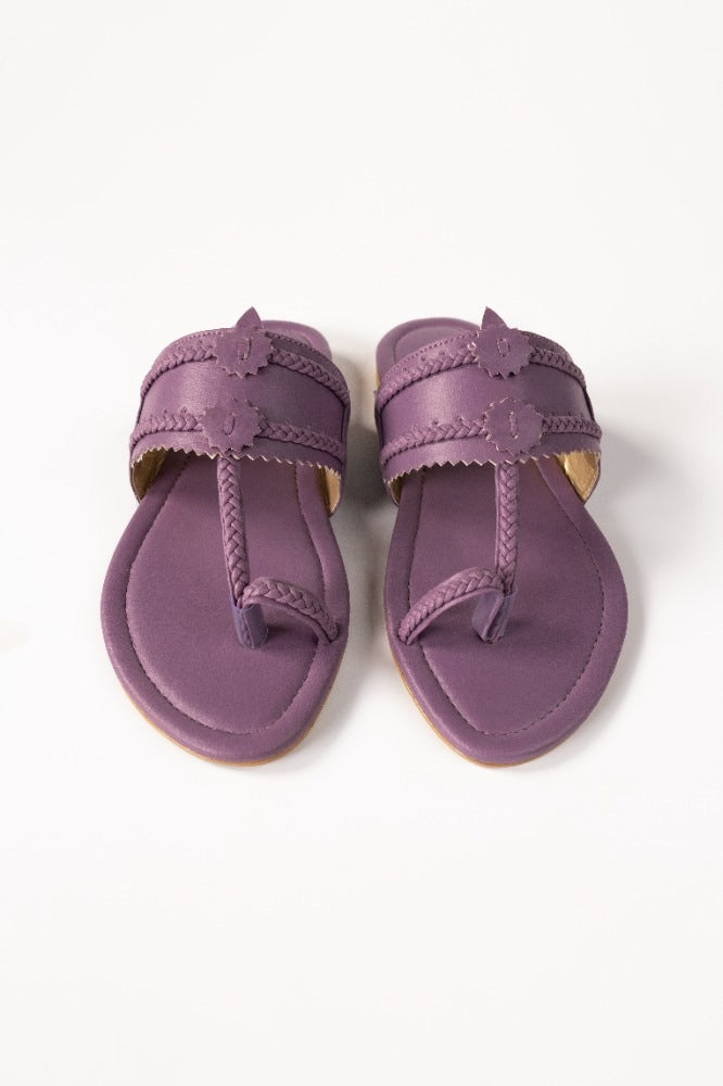 Purple Kolhapuri IWE-KLP24-004