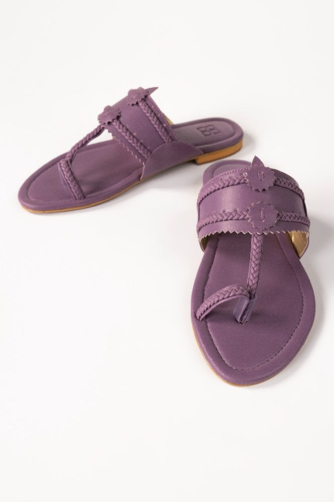 Purple Kolhapuri IWE-KLP24-004