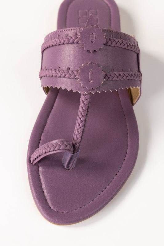 Purple Kolhapuri IWE-KLP24-004