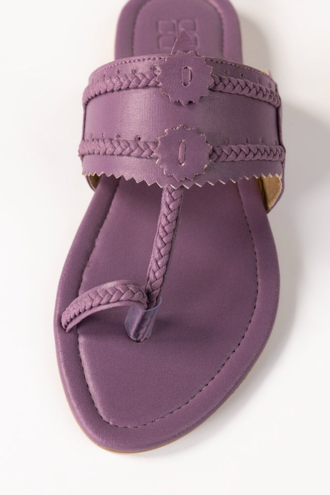 Purple Kolhapuri IWE-KLP24-004