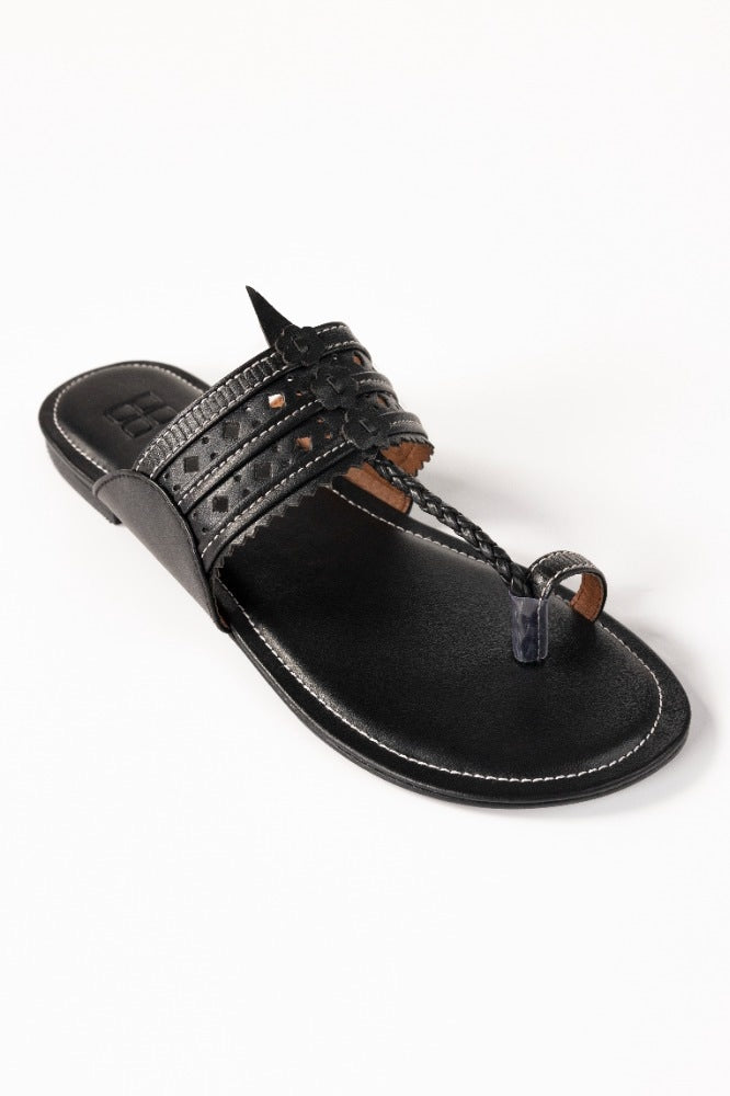 Black Kolhapuri IWE-KLP24-007