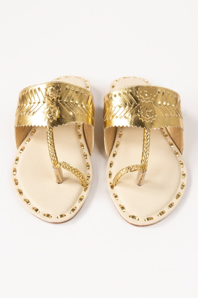 Beige Kolhapuri IWE-KLP24-011