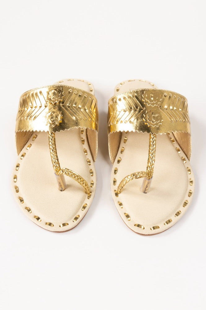Beige Kolhapuri