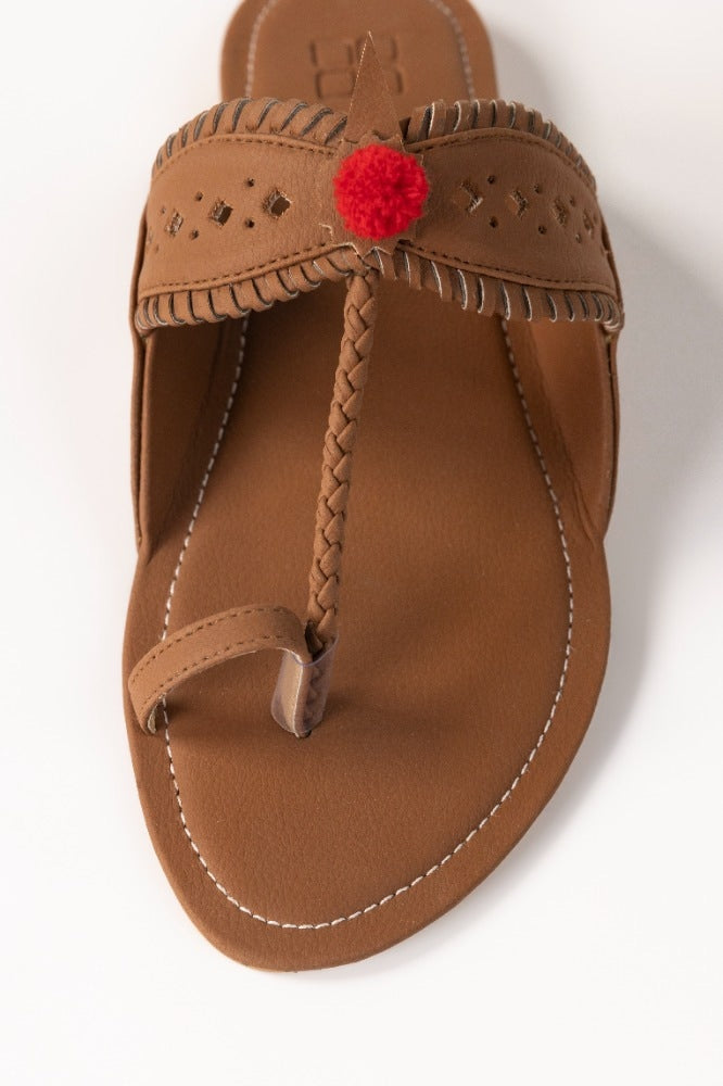 Brown Kolhapuri IWE-KLP24-013