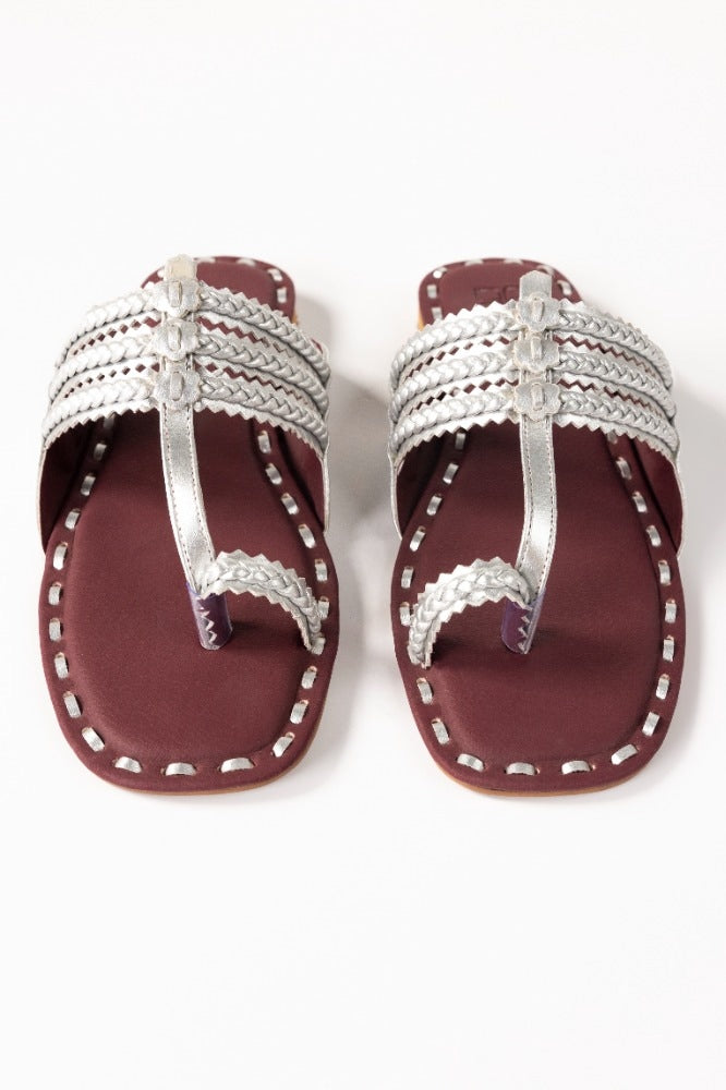 Maroon Kolhapuri IWE-KLP24-016