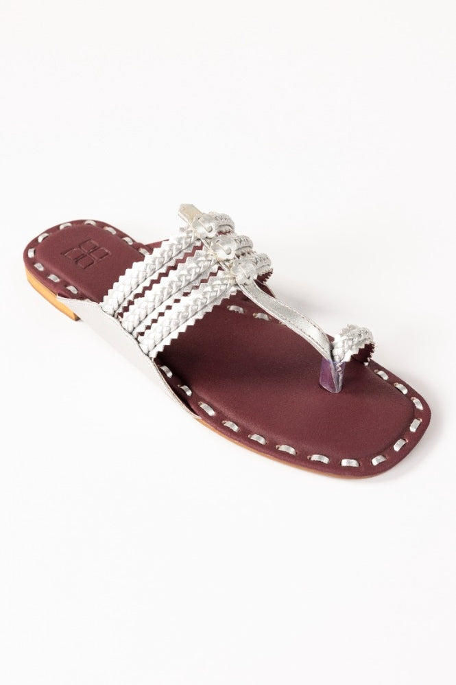 Maroon Kolhapuri