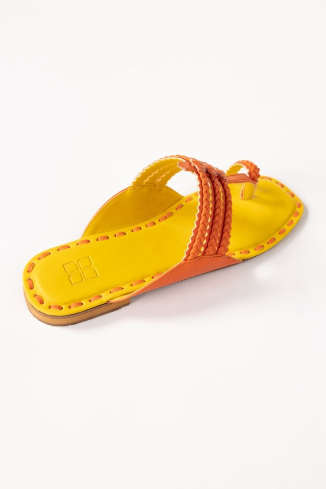 Yellow Kolhapuri
