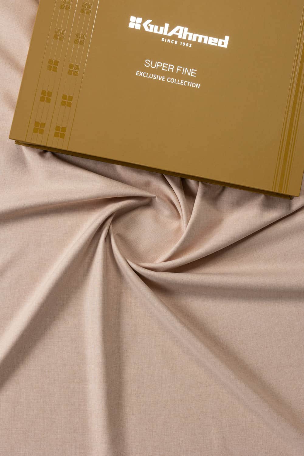 Vision Quartz Unstitched Fabric Blended with Gift Box