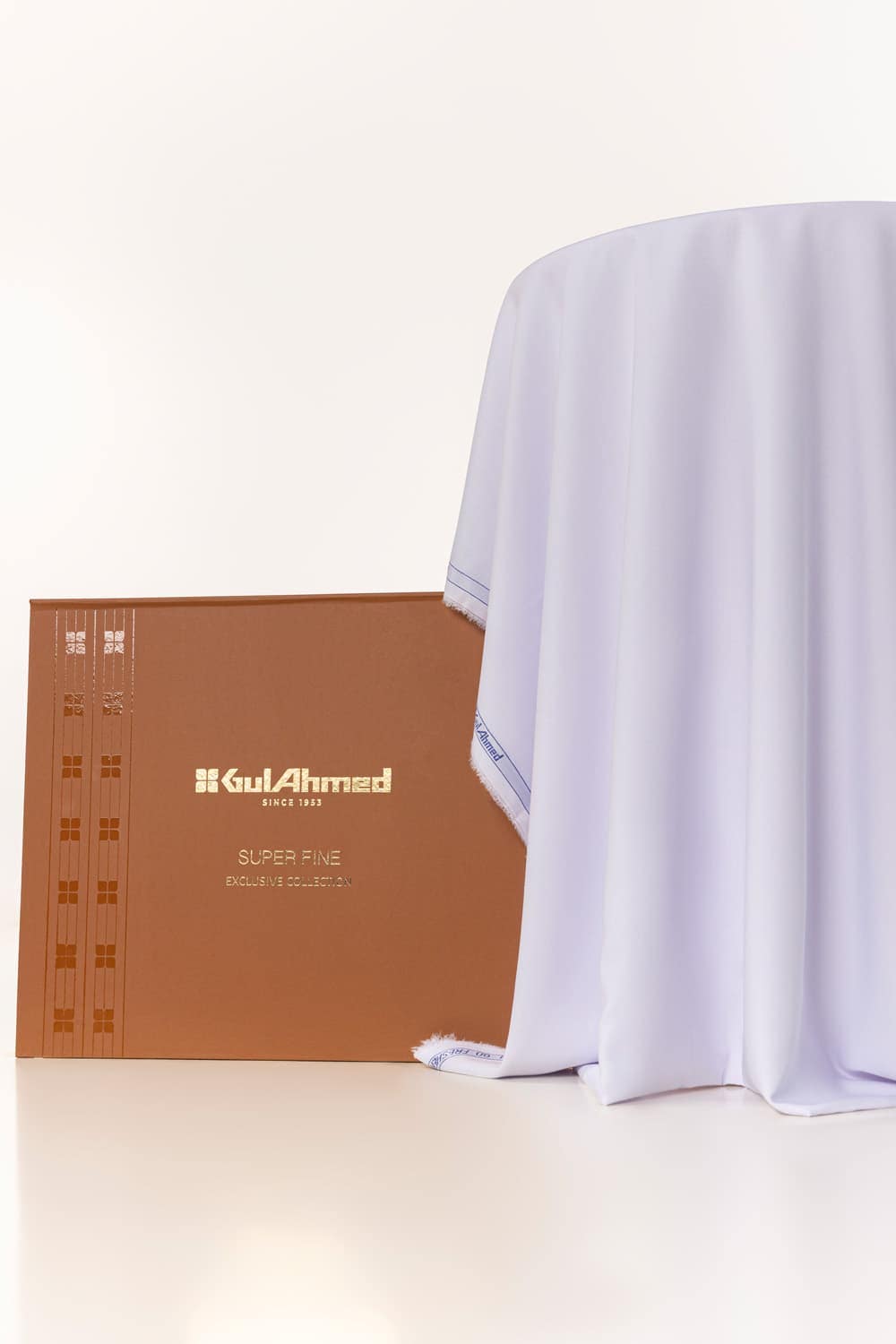 GUL 90 Fresher Unstitched Fabric Blended with Gift Box