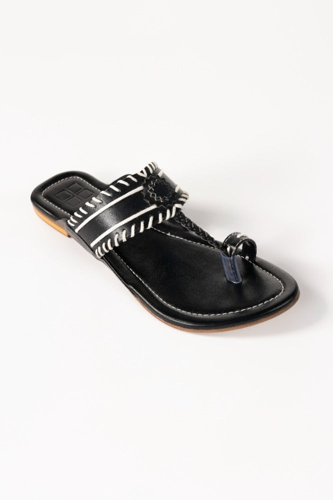 Black Ladies Kolhapuri IWE-KLP24-20