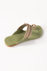Beige Ladies Kolhapuri IWE-KLP24-23