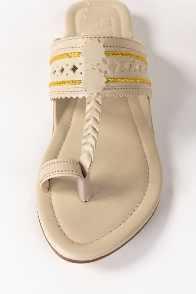 Beige Kolhapuri IWE-KLP24-24