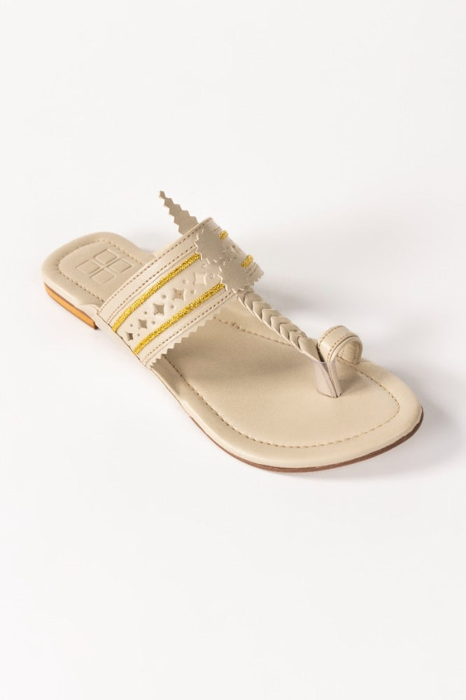 Beige Kolhapuri IWE-KLP24-24