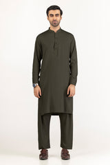 Gini Gold Unstitched Fabric Blended