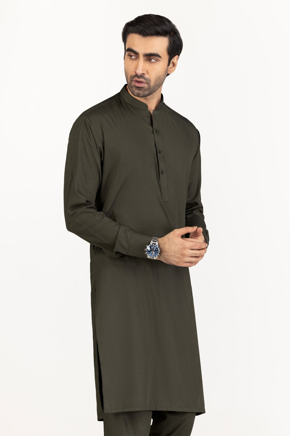 Gini Gold Unstitched Fabric Blended