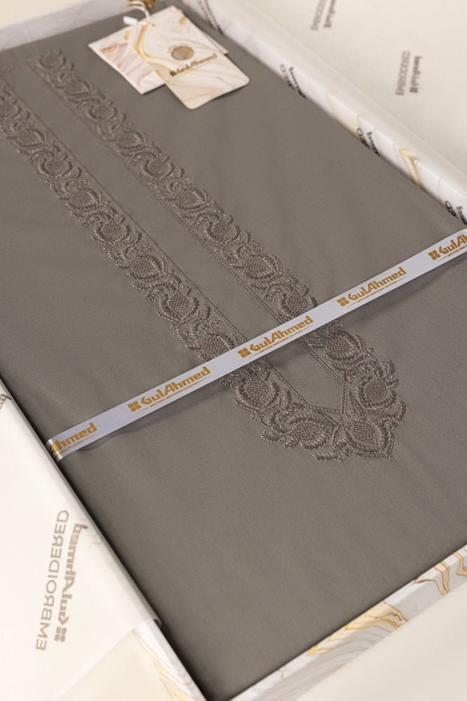 Embroidered Collection FD C001 Unstitched Fabric Cotton with Gift Box