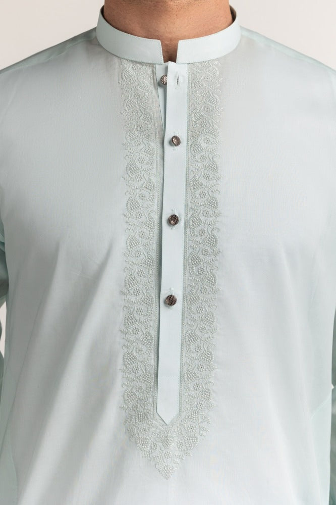 Embroidered Collection FD C004 Unstitched Fabric Cotton with Gift Box