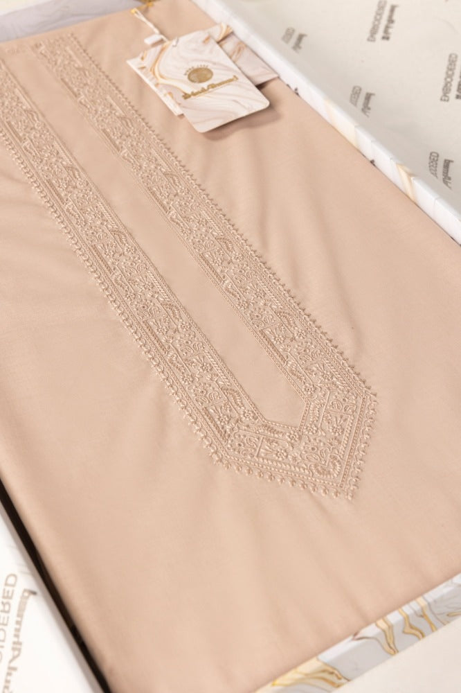 Embroidered Collection FD C005 Unstitched Fabric Cotton with Gift Box