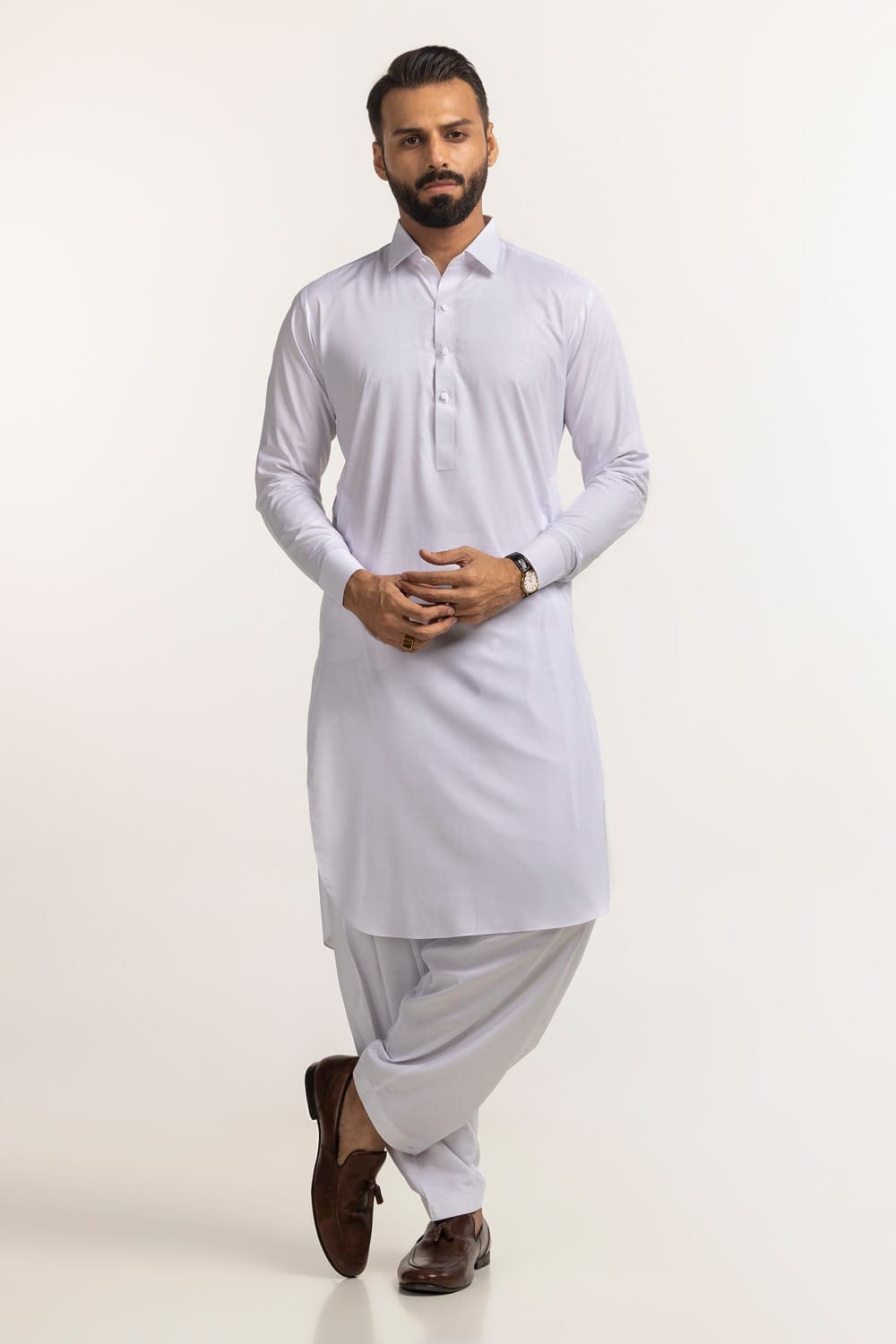 Gold Crust Unstitched Fabric Blended