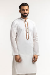 Embroidered Collection FD OW002 Unstitched Fabric Cotton with Gift Box