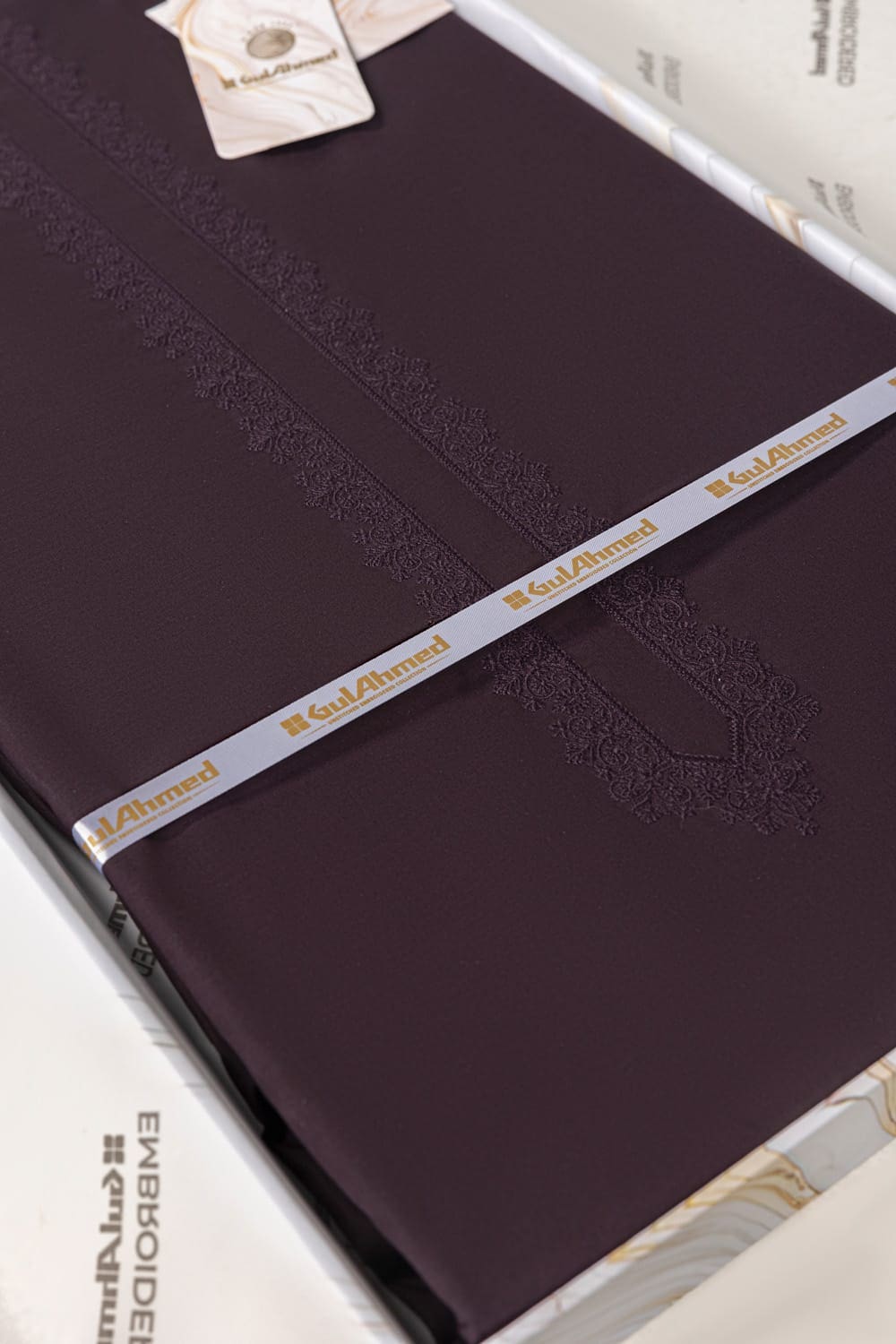 Embroidered Collection FD DC007 Unstitched Fabric Cotton with Gift Box