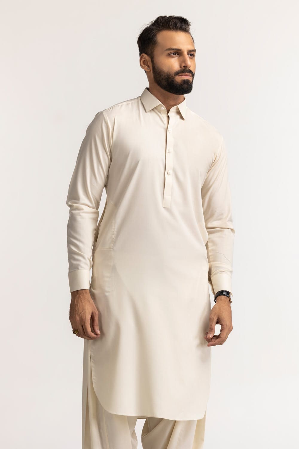 Affluence Unstitched Fabric Blended