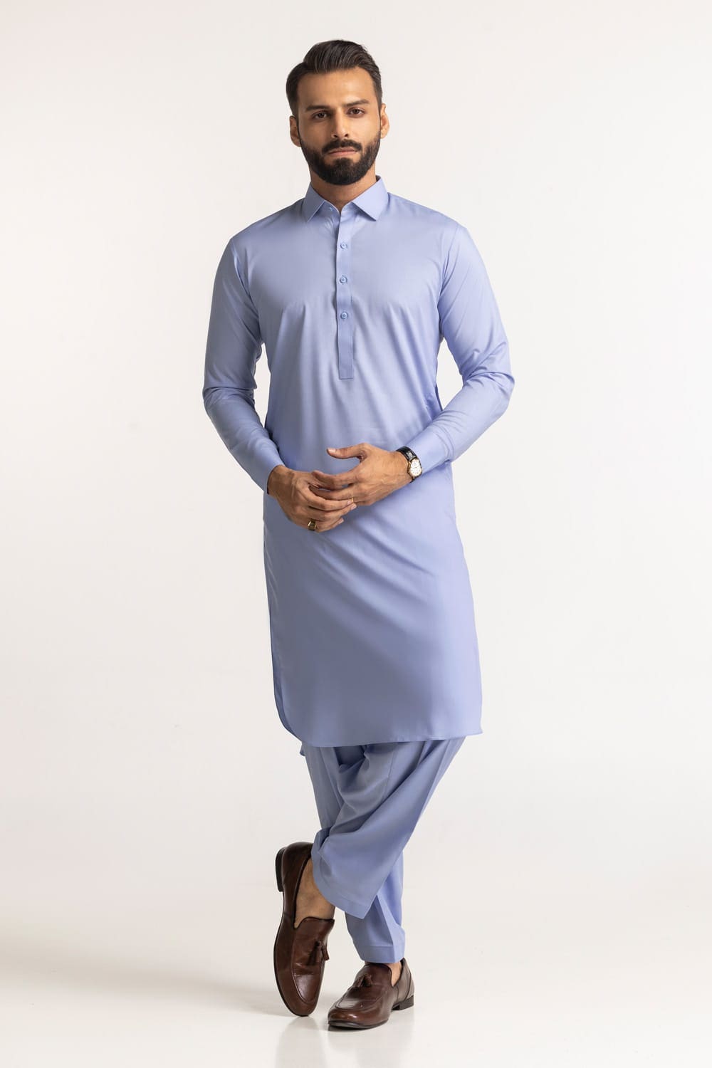 Affluence Unstitched Fabric Blended