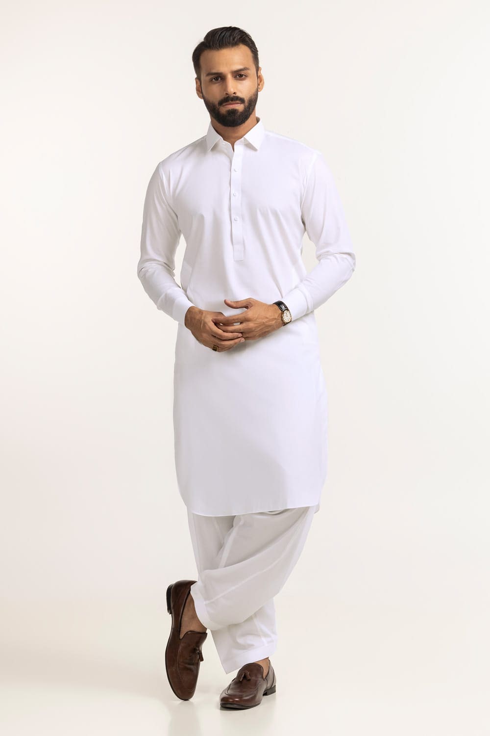 Affluence Unstitched Fabric Blended