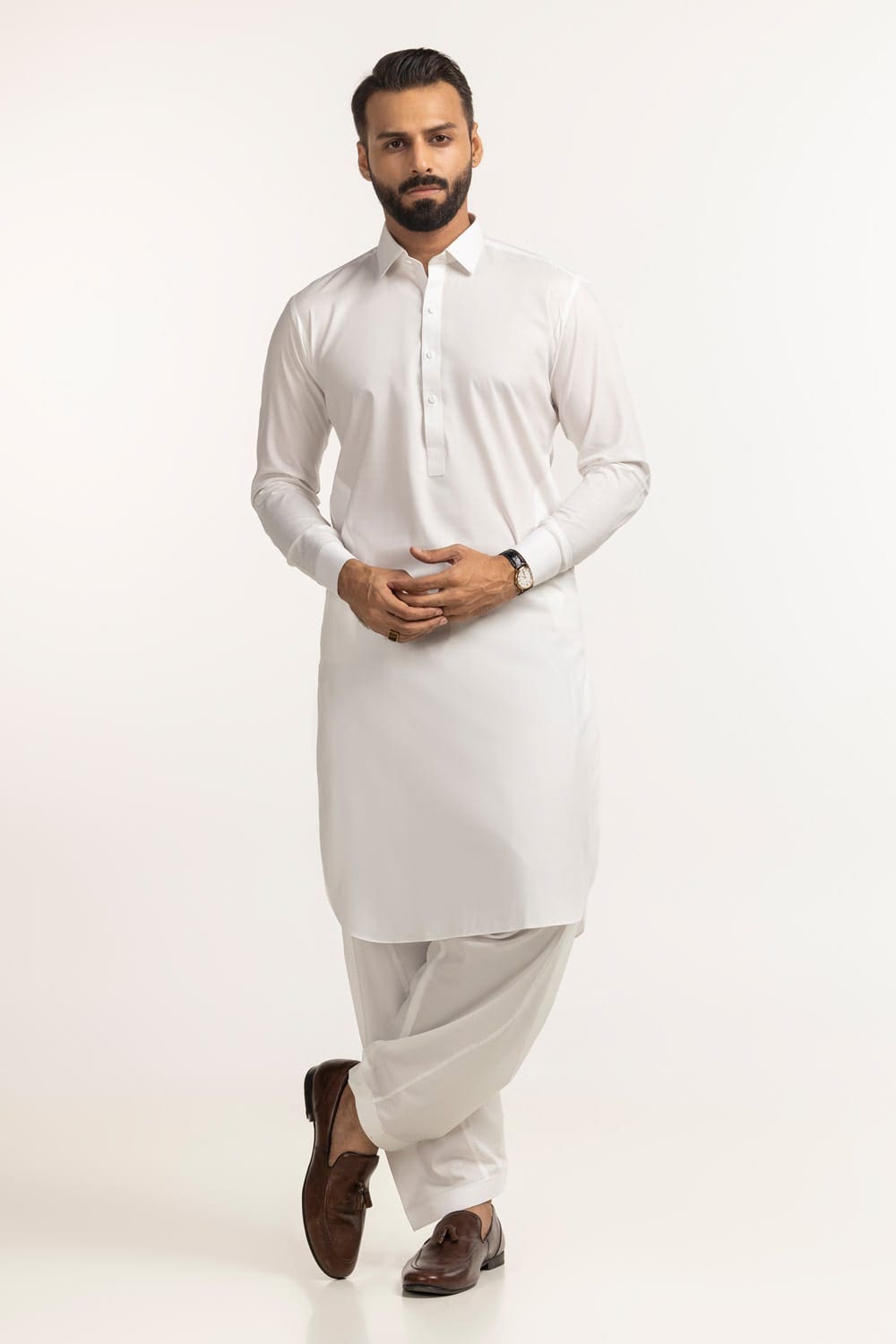 Affluence Unstitched Fabric Blended