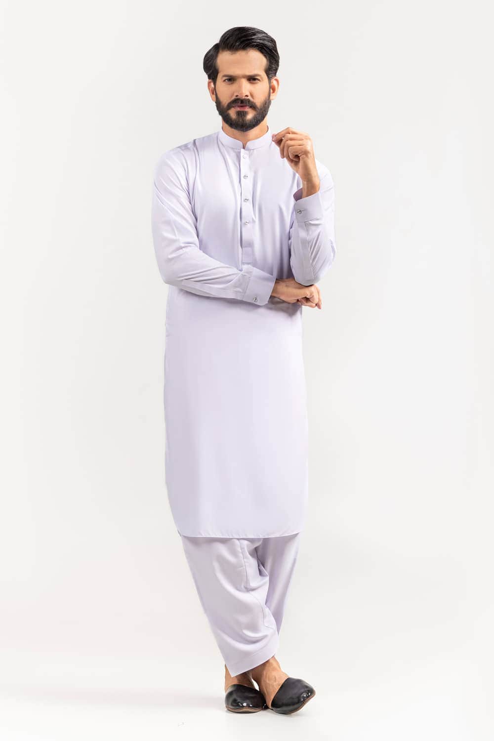 Gul 900 Snow Drop Unstitched Fabric Blended-LF