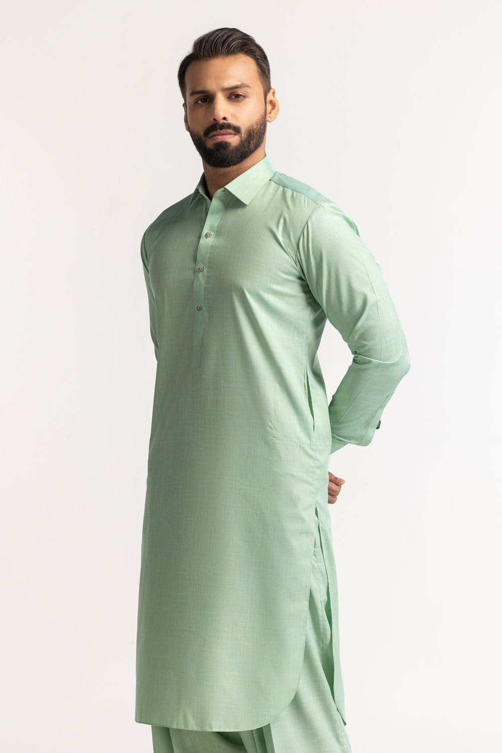 Gul 900 Monochrome Unstitched Fabric Blended-LF