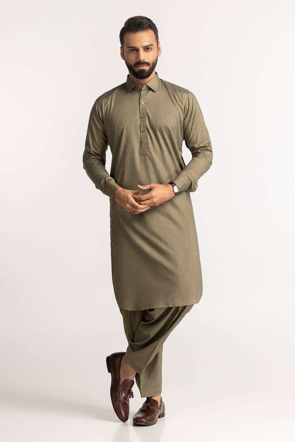 Gul 900 Monochrome Unstitched Fabric Blended-LF