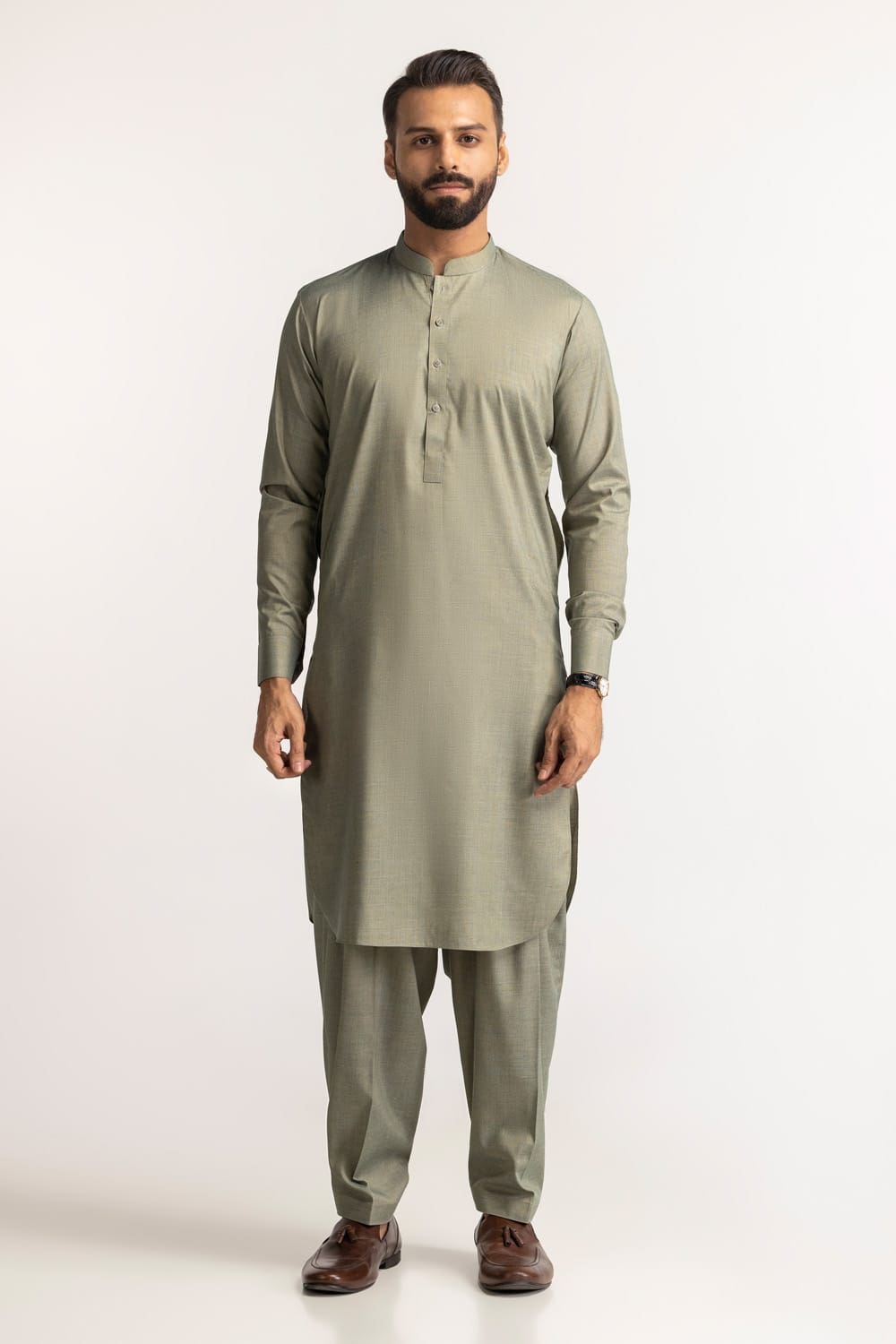 Gul 900 Monochrome Unstitched Fabric Blended-LF