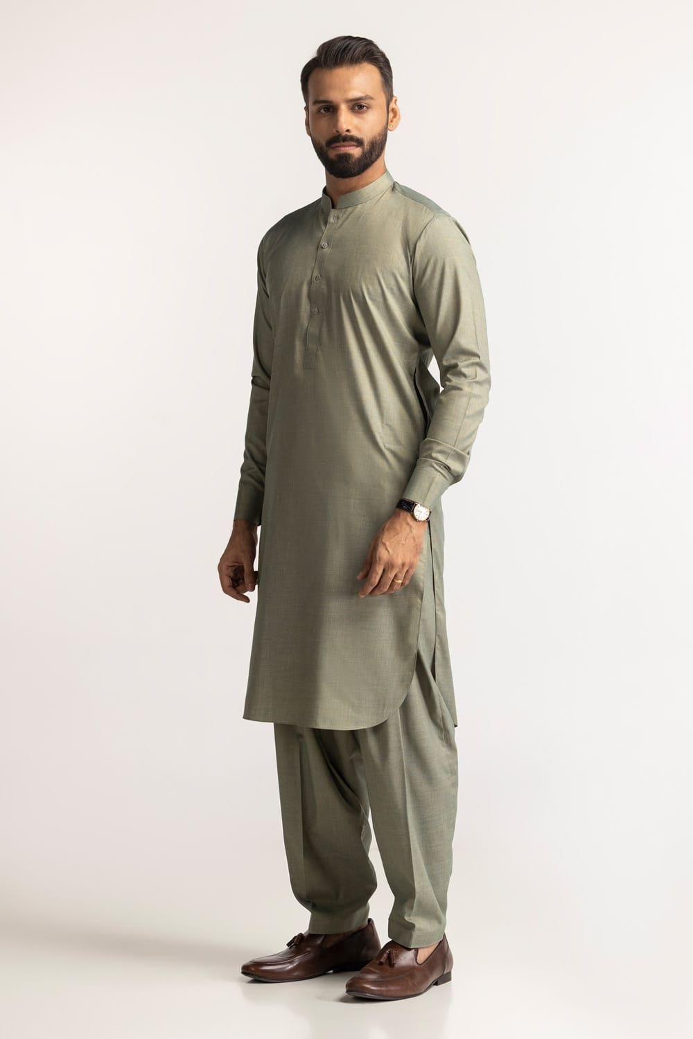 Gul 900 Monochrome Unstitched Fabric Blended-LF