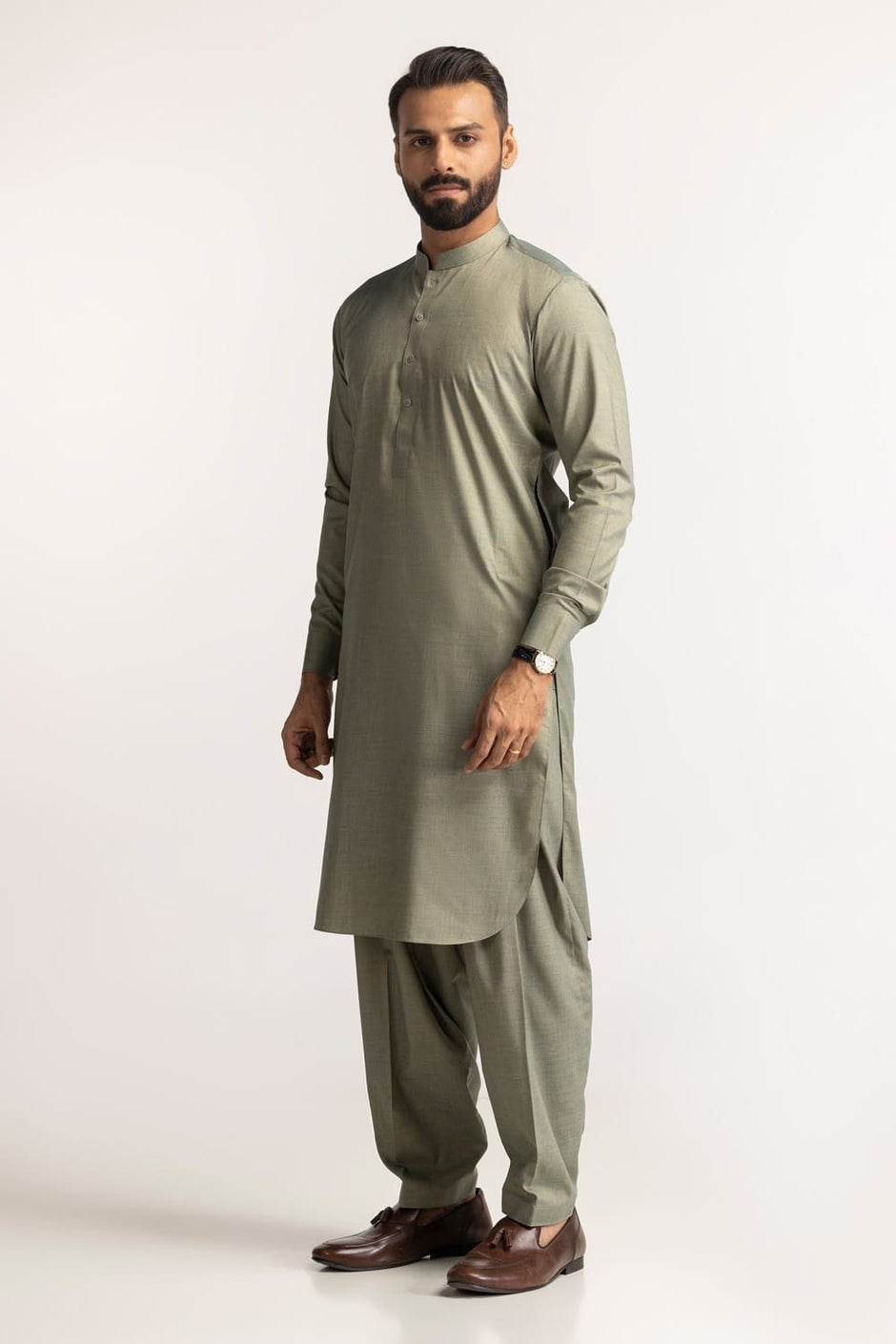 Gul 900 Monochrome Unstitched Fabric Blended-LF