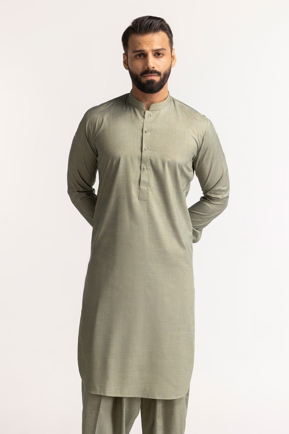 Gul 900 Monochrome Unstitched Fabric Blended-LF