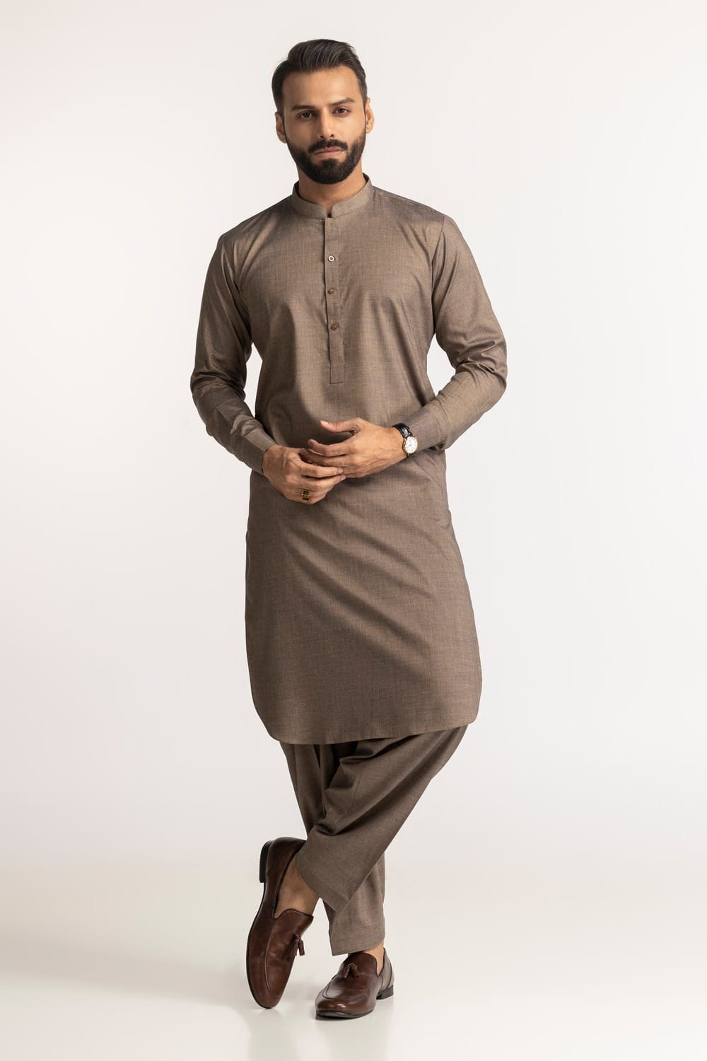 Gul 900 Monochrome Unstitched Fabric Blended-LF