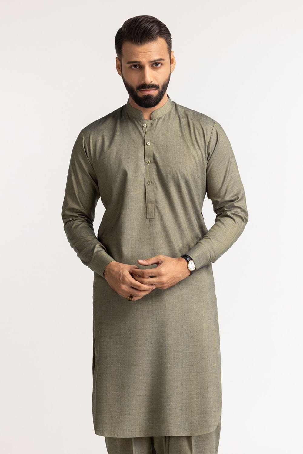 Gul 900 Monochrome Unstitched Fabric Blended-LF