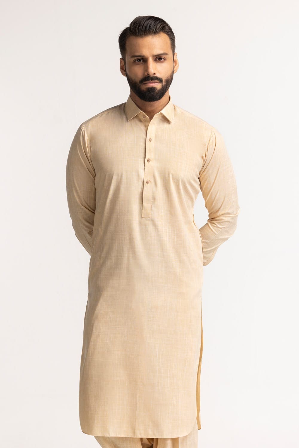 Gul 900 Monochrome Unstitched Fabric Blended-LF