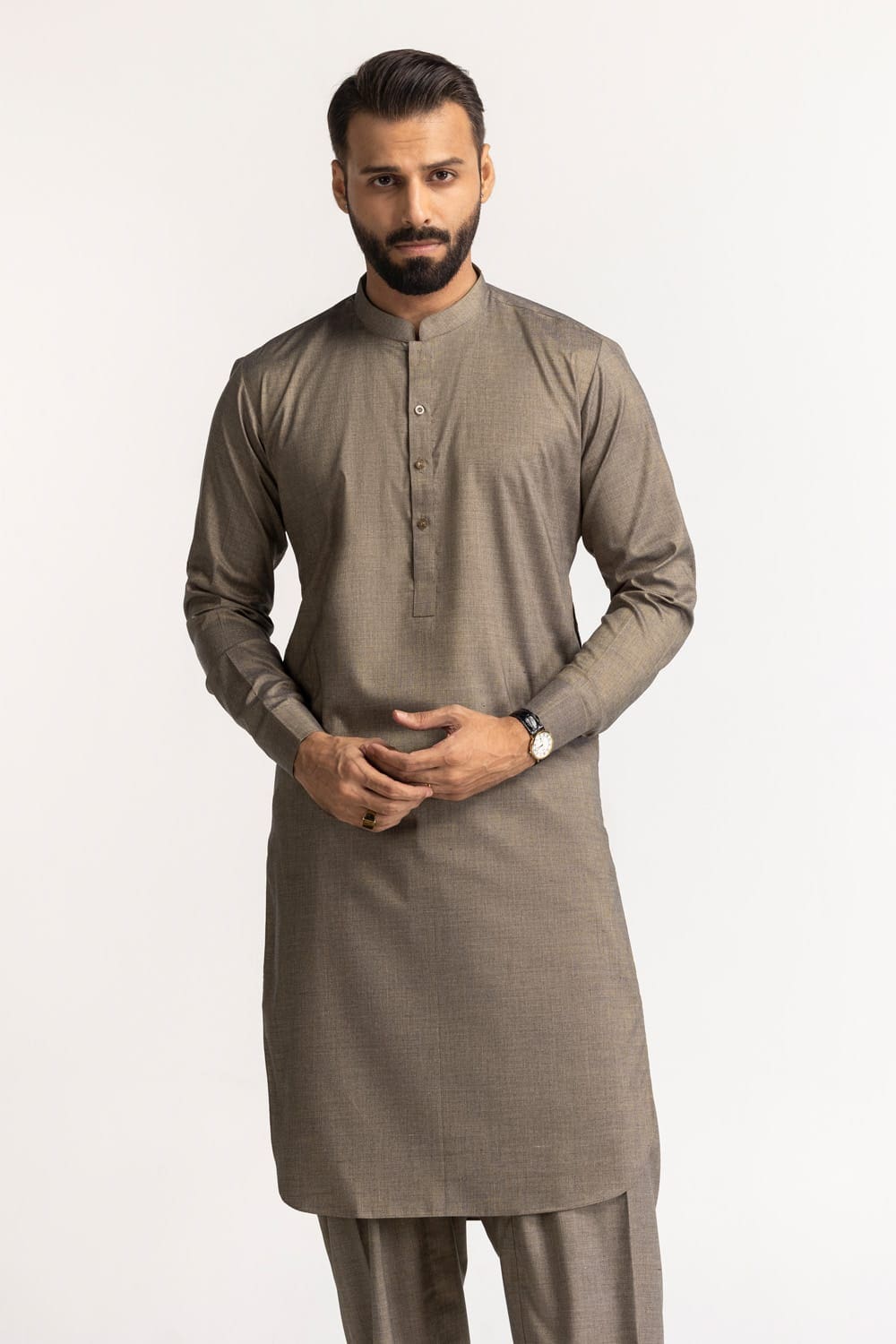 Gul 900 Monochrome Unstitched Fabric Blended-LF