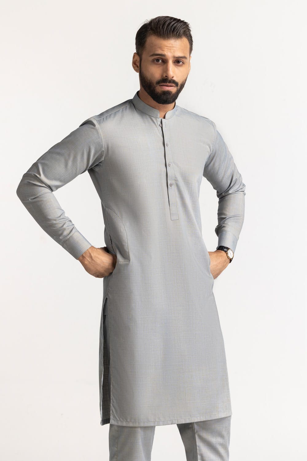 Gul 900 Monochrome Unstitched Fabric Blended-LF