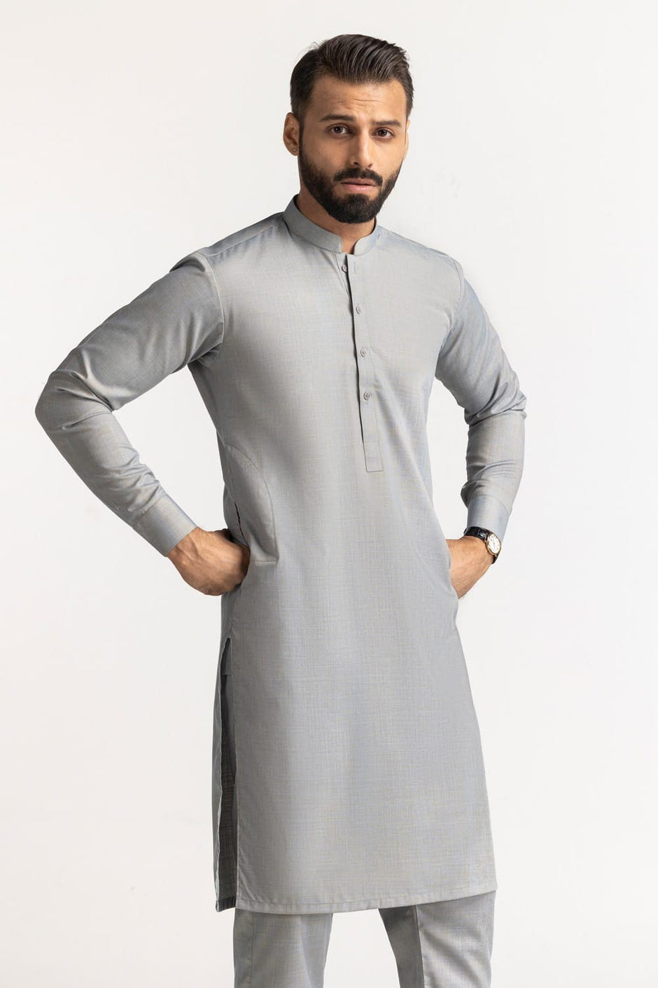 Gul 900 Monochrome Unstitched Fabric Blended-LF