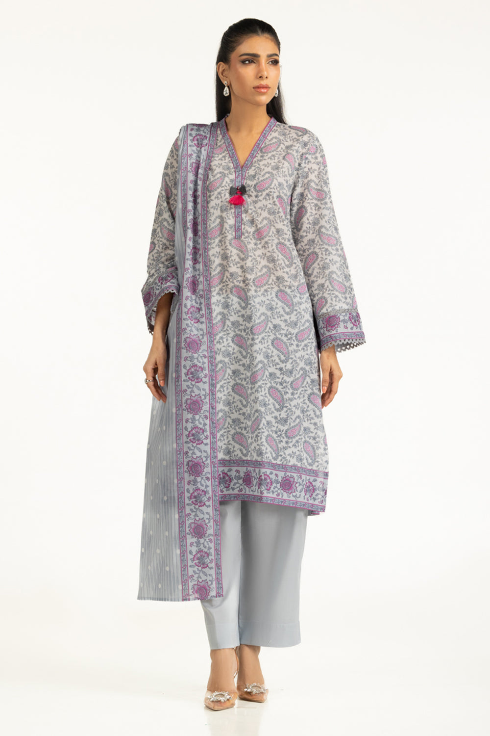3PC Lawn Printed Suit IUSTKSD-2022