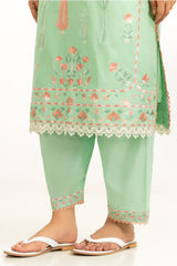 3PC Cambric Embroidered Suit IPSTD-55081
